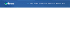 Desktop Screenshot of cayugamedicalassociates.org