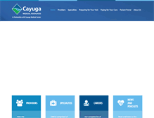 Tablet Screenshot of cayugamedicalassociates.org